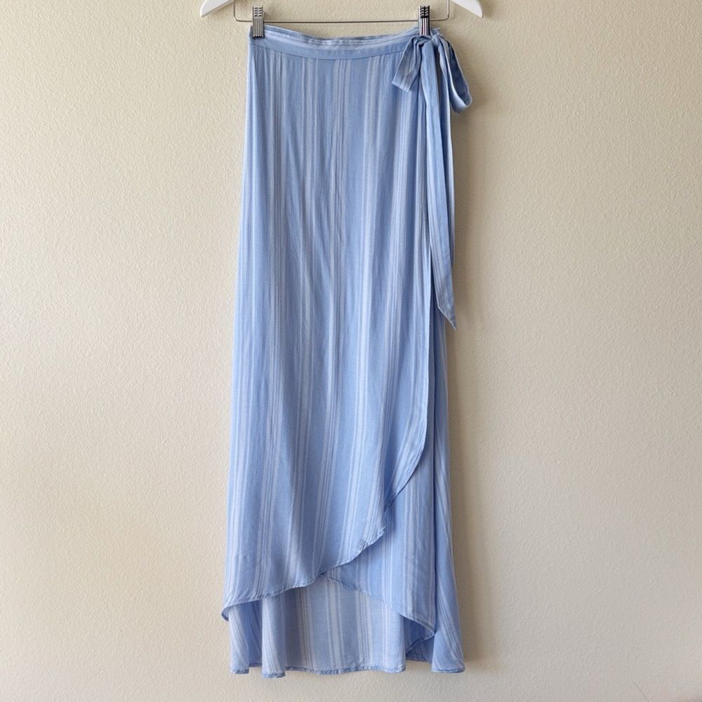 Show Me Your MuMu Striped Wrap Maxi Skirt - Picture 2 of 7